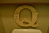 Home decor letter Q