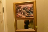 Framed pitcure and mirror in one....