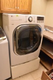 LG washer with multiple settings and drawer Must bring help to load.