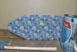 Small ironing board and squeegee