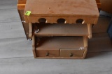 Small wood home decor cabinet