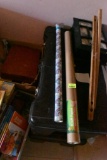 Kraft paper and rainbow wrapping paper