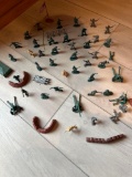 Army men and cannons