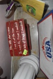 Little red wooden step stool
