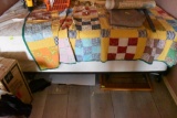 Full size bed with mattress and box spring along with adjustable frame Must bring help to load.