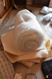 Roll of batting and some thinner foam pieces