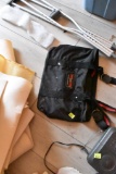 Black gym bag