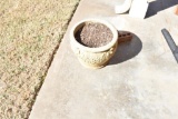 large flower pot Must bring help to load.
