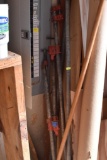 Metal clamps Please bring help to load.