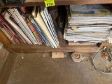 Shelf of various books