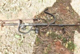 Shepherd hook will hold large water guage