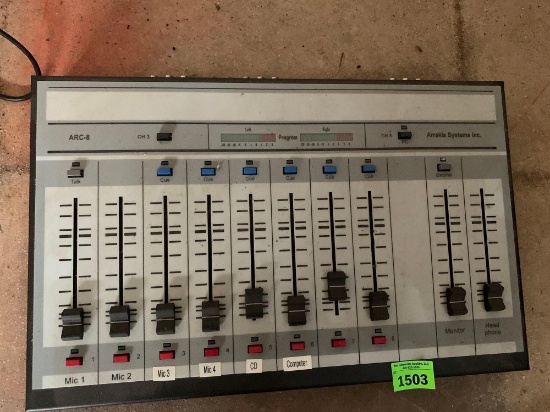 Arrakis Systems inc arc-8 mixing board