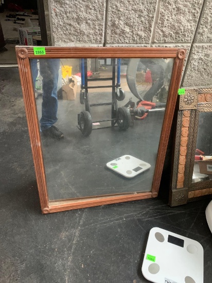 framed mirror