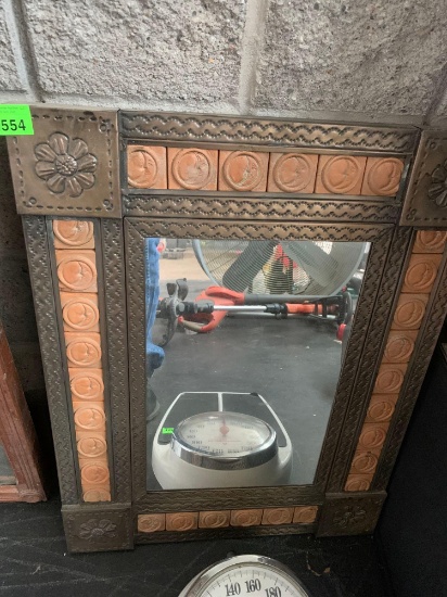 framed mirror