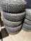 5 Matching Jeep 5 lug wheels and NEW tires. LT255/75R17