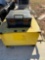Used oil filter drain box with drain on bottom
