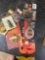 Bag of various garage items