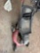 Push lawn mower with catcher bag