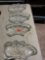 Glass candy dishes...You are bidding 4 times the money