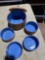 4 bowls and container