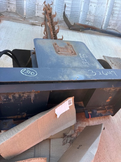 Skid steer mount trencher