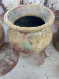 Large flower pot 21in x 20in Must bring help to load