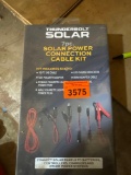 Solar power cable connection kit