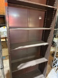 Metal bookcase 7ft x 3ft x 1 ft Must bring help to load