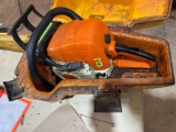 Chainsaw in case