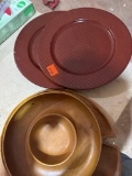 Small plates and serving bowl