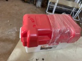 small plastic container with lid