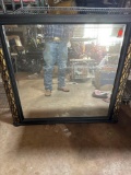 Wood miror