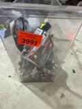 Various screws and measuring tape