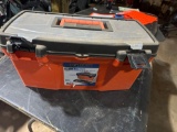 Workforce 19in plastic tool box