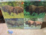 Buffalo painting 4ft x 3 ft