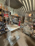 Racks on wheels 6ft x 22in x 25in Must bring help to load