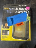 Jumbo light switch plate