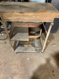 Work area 34in x 31in x 18in...Must bring help to load
