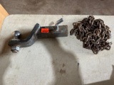 Trailer hitch and tow chain