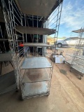 Metal shelf...Must bring help to load