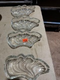 Glass candy dishes...You are bidding 4 times the money