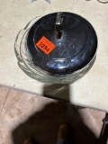 Glass candy dish with lid