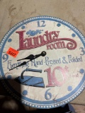 Laundry room clock