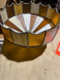 Stained glass light fixture