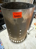 Chimney canister for charcoal