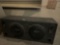 subwoofer box with 2 10in kicker subwoofers