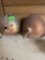 2 antique head lights