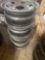 4 Dodge 8 lug 17in steel wheels