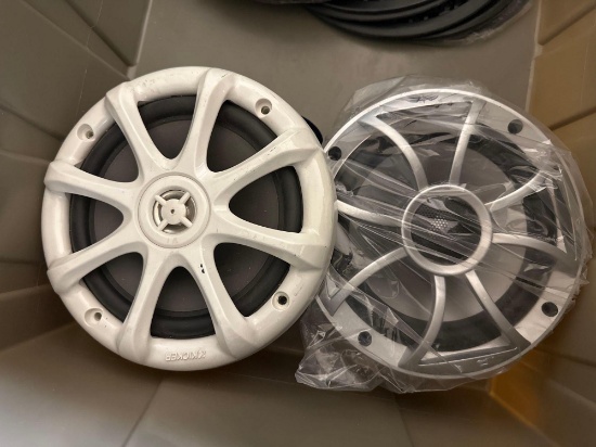Various wetsounds & kicker marine speakers & subwoofer grills