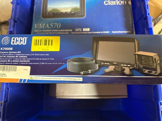 Various mobile video wireless camera/2 color monitors